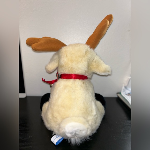 Vintage 1995 Reindeer Rudolph JCPenney Collection 18" Plush Christmas Bell deer - Picture 5 of 9
